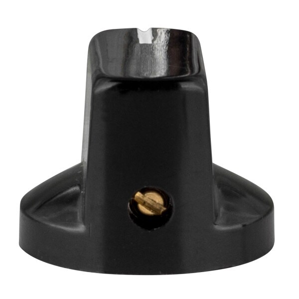 Main product image for Medium Phenolic Amp Knob Black 240-2202